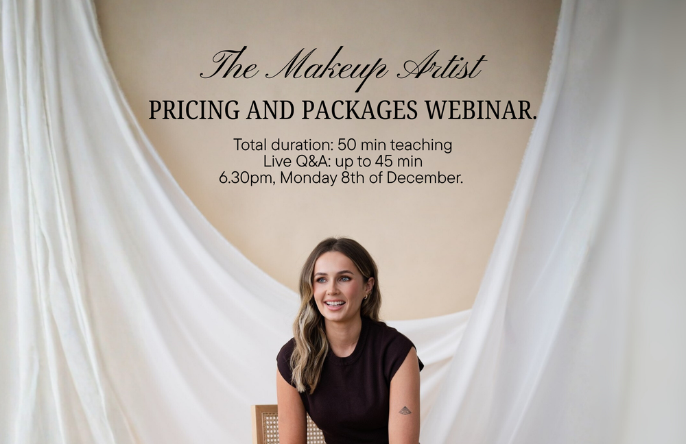 The Makeup Artist Pricing and Package Webinar